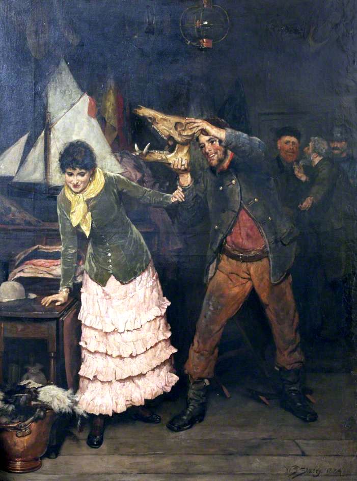 Rough Courting by Walter Sydney Stacey, 1884